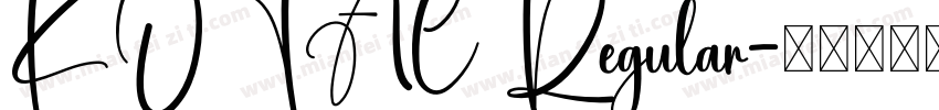 KOTAC Regular字体转换